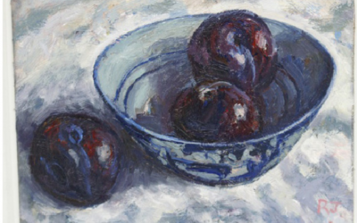 In Focus – Chinese Bowl and Plums