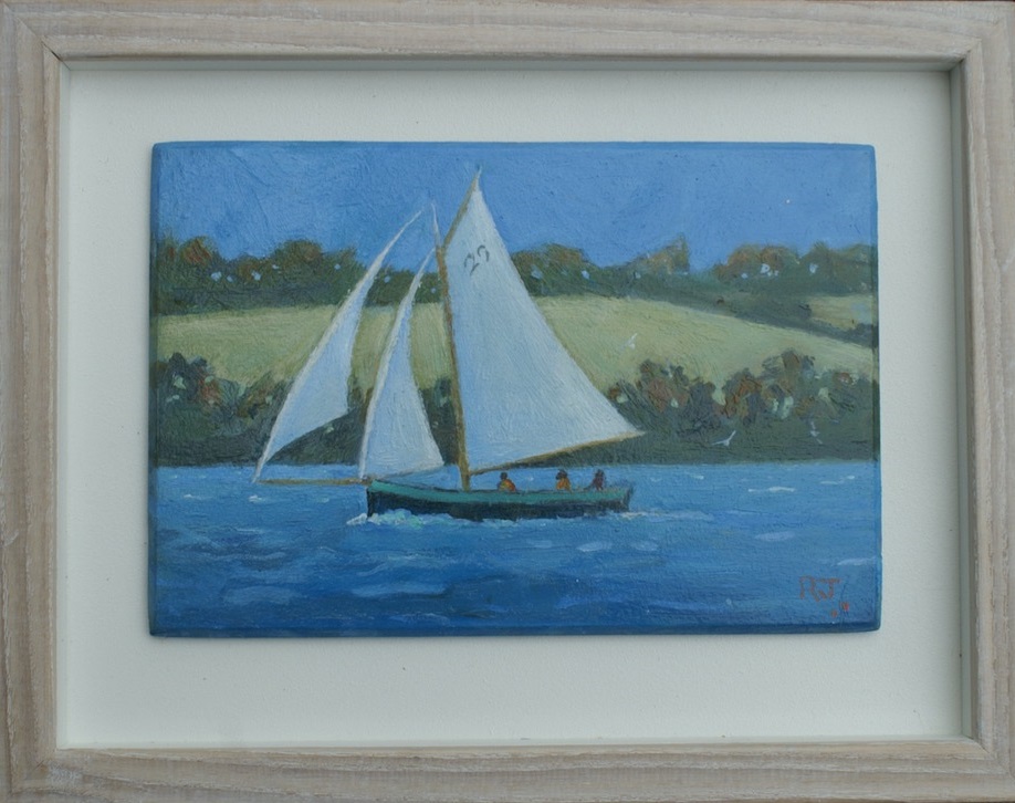 Framed Sailing on the Fal